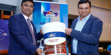 Crown Paints Group Chief Executive Officer (CEO) Rakesh Rao (right) and Crown Paints Head of Sales, Bhavesh Gandhi (left) [Photo/Crown Paints)