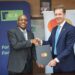 KCB Group Chief Executive Officer (CEO) Paul Russo and Divison President and Country Manager for East Africa at Mastercard Mark Elliott [Photo/ KCB Group]