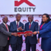 From left to right: Equity Group Chief Operating Officer Samuel Kirubi, Equity Group Chairman Isaac Macharia, Equity Group Managing Director and CEO, James Mwangi and Equity Life Assurance (Kenya) Limited Managing Director, Angela Okinda, during the FY 2023 Investor Briefing event. [Photo/Equity Group]