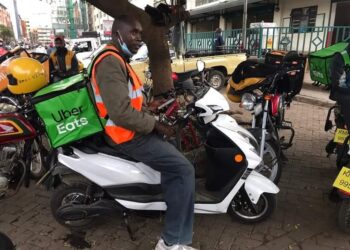 An Uber Eats Delivery Person [Photo/Courtesy]