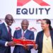From left to right: Equity Group Chief Finance Officer, Moses Nyabanda, Equity Group Managing Director and CEO, James Mwangi and Equity Group Chief Internal Auditor, Beth Kithinji, during the Q1 2024 Investor Briefing event. [Photo/Equity Group]